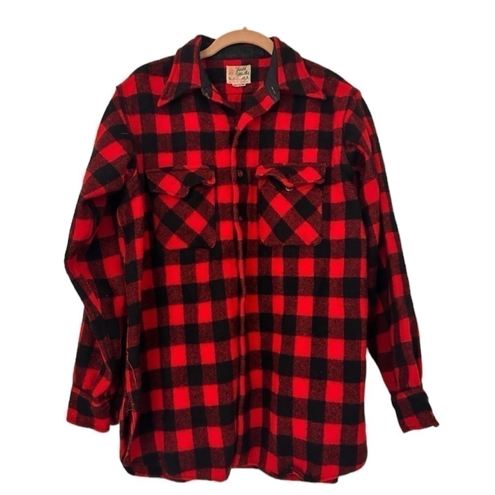 Field Master Vintage Wool Buffalo Plaid Jacket